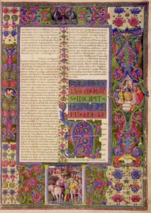 Fol.78r Öppning till profeten Daniels bok, från Borso d