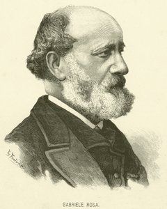 Gabriele Rosa (gravyr) av Italian School