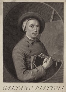 Gaetano Piattoli, italiensk porträttmålare av Italian School