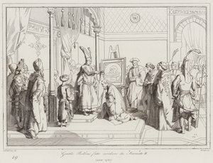 Gentile Bellino adlad av Mohammed II av Italian School