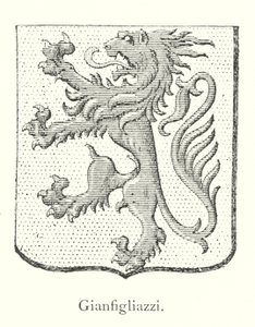 Gianfigliazzi (gravyr) av Italian School