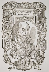 Giovanni Battista della Porta (1535-1615) från hans bok, Delle Celeste Fisionomia, Padua 1616, illustrerad i History of Magic, publicerad i slutet av 1800-talet av Italian School