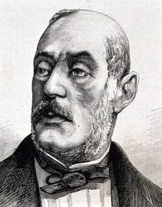 Giuseppe Ferrari (1811-1876) italiensk historiker och politisk filosof (gravyr) av Italian School