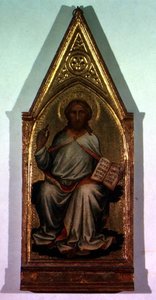 Gud Faderns välsignelse (tempera på panelen) av Italian School
