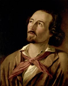 Goffredo Mameli (1827-1849) poet och patriot av italienska Risorgimento. Anonym målning från 1800-talet. Museet för Risorgimento Milano av Italian School
