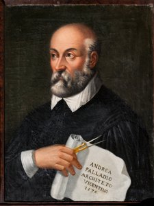 Gästboende: porträtt av arkitekten och scenografen Andrea Palladio av Italian School