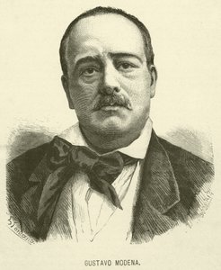 Gustavo Modena (gravyr) av Italian School