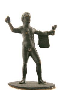 Hercules håller ett tigerskinn av Italian School