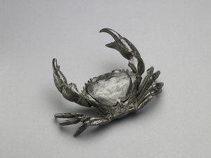 Bläckställ i form av en krabba, ca. 1560 (brons) av Italian School