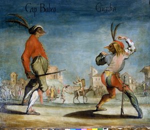 Italienska masker från Commedia dell