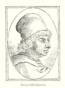 Jacopo della Quercia (gravyr) av Italian School