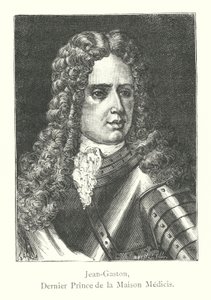 Jean-Gaston, Siste Prinsen av Medicihuset (gravyr) av Italian School
