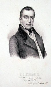 Johann Baptist Cramer (1771-1858) graverad av Richter (gravyr) av Italian School