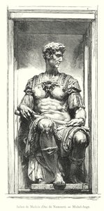 Julien de Medici, Duc de Nemours, Michel-Ange (gravyr) av Italian School