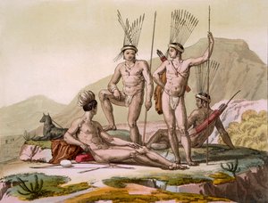 Korah Hottentots of the Cape, ca 1820-talet 30-talet av Italian School