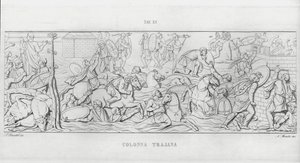 Trajanus kolumn, Trajanus kolumn (gravyr) av Italian School