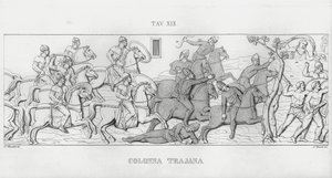 Trajanus kolumn, Trajanus kolumn (gravyr) av Italian School