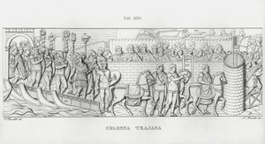 Trajanus kolumn, Trajanus kolumn (gravyr) av Italian School