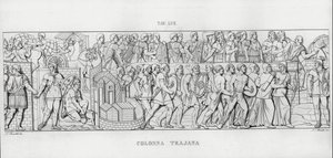 Trajanus kolumn, Trajanus kolumn (gravyr) av Italian School