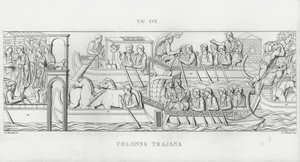 Trajanus kolumn, Trajanus kolumn (gravyr) av Italian School
