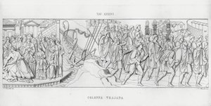 Trajanus kolumn, Trajanus kolumn (gravyr) av Italian School