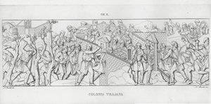 Trajanus kolumn, Trajanus kolumn (gravyr) av Italian School