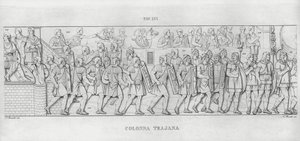 Trajanus kolumn, Trajanus kolumn (gravyr) av Italian School