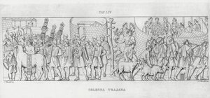 Trajanus kolumn, Trajanus kolumn (gravyr) av Italian School