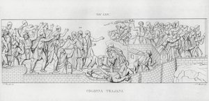 Trajanus kolumn, Trajanus kolumn (gravyr) av Italian School