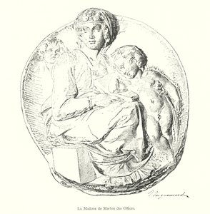 The Marble Madonna of the Uffizi (gravyr) av Italian School