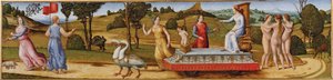 Le triomphe de la Chastete - Kyskhetens triumf - Anonym av Italian School