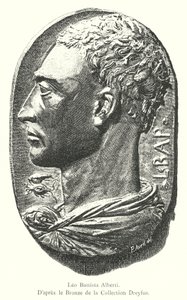 Leon Battista Alberti, Efter bronset i Dreyfus-samlingen (gravyr) av Italian School