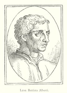 Leon Battista Alberti (gravyr) av Italian School