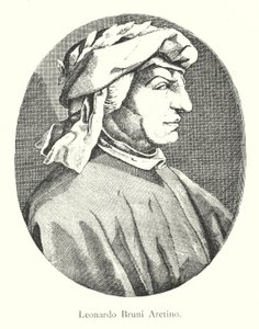 Leonardo Bruni Aretino (gravyr) av Italian School