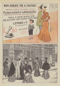 Lepage & C (färg litho) av Italian School