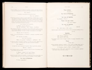 Libretto av Tosca av Giacomo Puccini, Edition Ricordi, Italien av Italian School