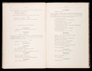 Libretto av Tosca av Giacomo Puccini, Ricordi Edition, Italien av Italian School