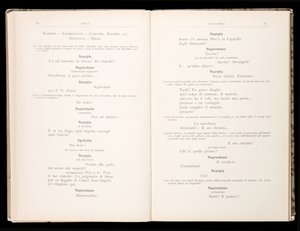 Libretto av Tosca av Giacomo Puccini, Ricordi Edition, Italien av Italian School
