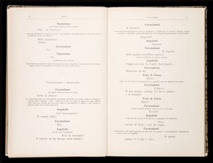 Libretto av Tosca av Giacomo Puccini, Edition Ricordi, Italien av Italian School