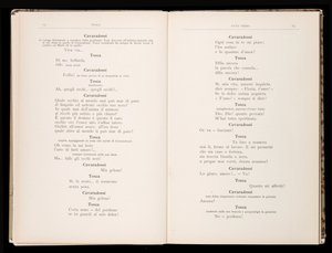 Libretto av Tosca av Giacomo Puccini, Edition Ricordi, Italien av Italian School