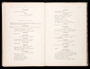 Libretto av Tosca av Giacomo Puccini, Edition Ricordi, Italien av Italian School
