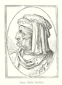 Luca Della Robbia (gravyr) av Italian School