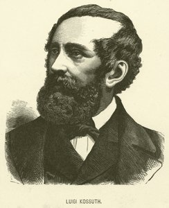 Luigi Kossuth (gravyr) av Italian School