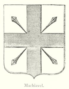 Machiavel (gravyr) av Italian School