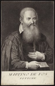 Mårten de Vos av Italian School
