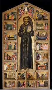 Mästare (Maestro) del San Francesco Bardi. Florentinsk skola under första hälften av 1200-talet. Altartavla av San Francesco d