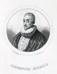 Miguel de Cervantes, spansk författare (1547 - 1616). av Italian School