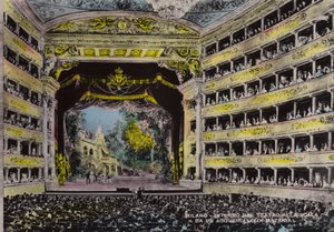 Milano, interiör, Theatro Alla Scala (foto) av Italian School