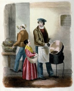 Milanese Metier: en försäljare av kastanjer. av Italian School