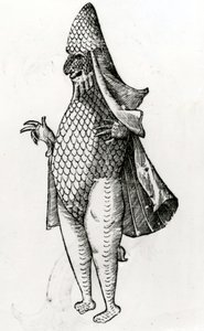 Monster Marinus hänvisar till biskopens skolvanor, 1642 av Italian School
